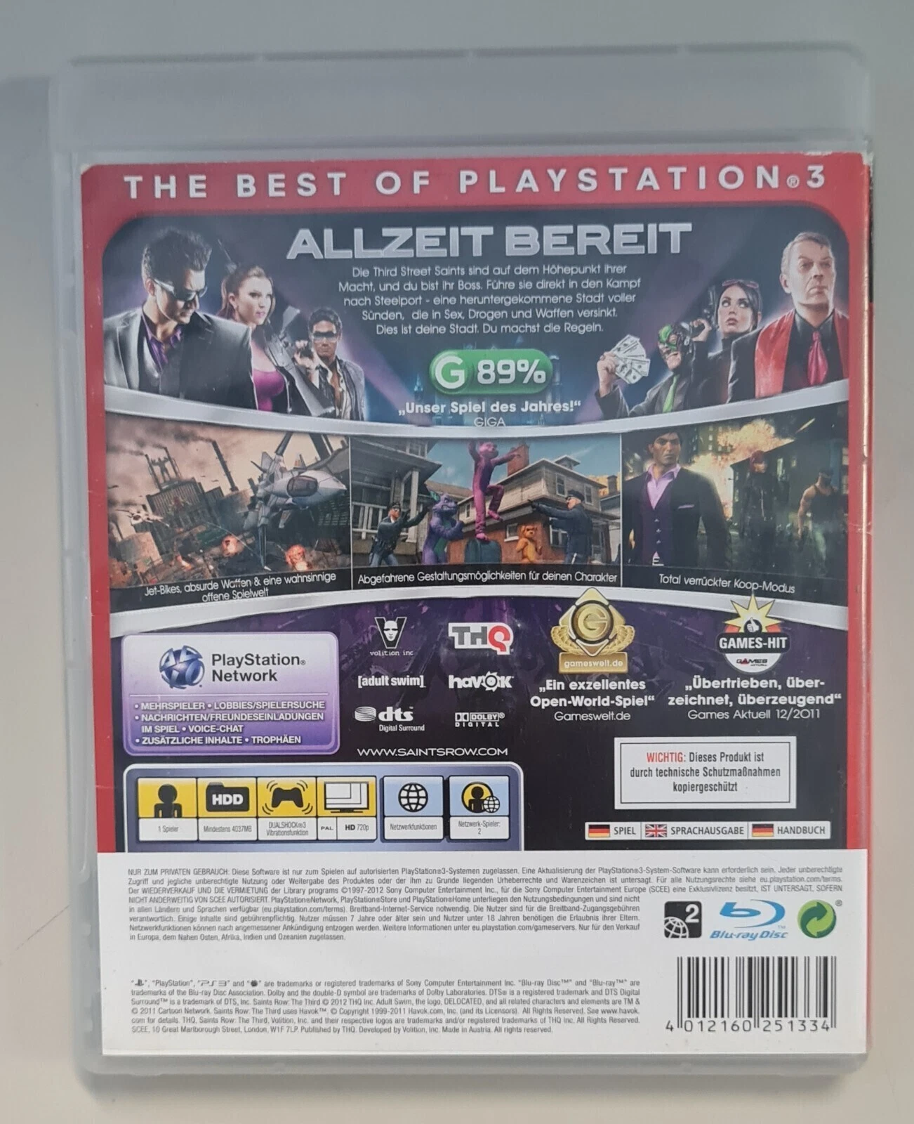 Saints Row: The Third Ps3 Essentials Playstation 3 Cd Oyun Teşhir