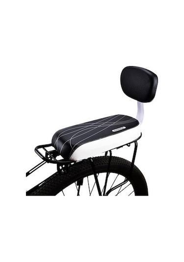 Novahub Mor Beyaz Evrensel Bisiklet Arka Koltuk Minderi Footrest İle Sünger Dolum Çocuklar Çocuk Güvenliği Taşıyıcı Bisiklet Bebek Koltuğu Eyer Beyaz - Mor Beyaz - Mor