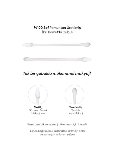 Missha Premium Dual Cotton Swabs 200'lü