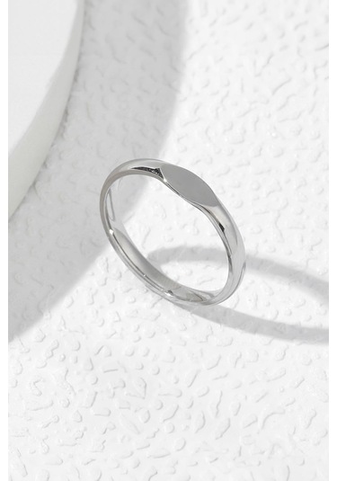 Chavin Çelik Silver Bayan Yüzük Ev30by 001