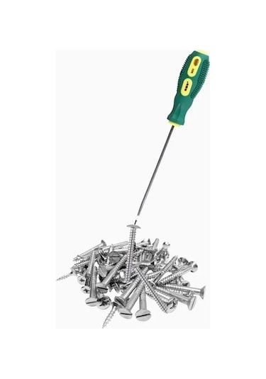 07 Manyetik Tornavida Oluklu Phillips Çapraz Başlı Tornavidalar Ph1 Toplu Kafa Tam Boy 50 Çelik Pp Kaymaz Sap Ev Aletleri 9119