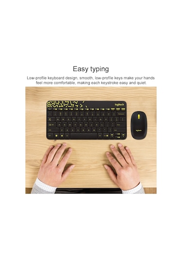 Cbox Logitech Mk240 Nano Kablosuz Klavye Ve Fare Seti Siyah Diğer