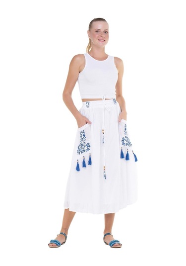 Nil Vual Midi Boy Etek Beyaz Byz-beyaz Beyaz