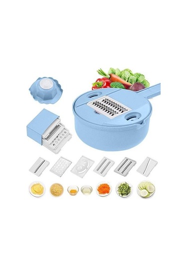 Dinosaurs Mandoline Dilimleme Kesici Kıyıcı Sebze Kesici Rende Yuvarlak Mutfak Işlevli Parçalı Rende Meyve Soyucu Yıkama Sızdıran Havzası Manuel Dilimleyiciler Altın