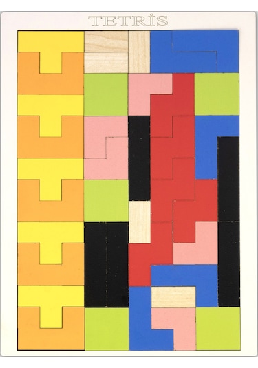 CapellaWoodWorks Ahşap Blok Oyunu Puzzle Zeka Bulmaca