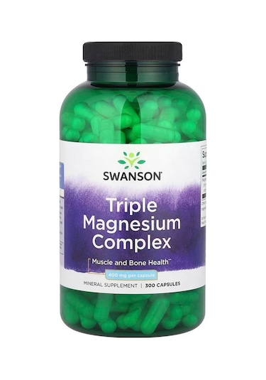 Triple Magnesium Complex 420 Mg 250 Capsules Non-gmo And Gluten Free Formula Magnesium Oxide, Citrate, And Aspartate Dietary Supplement