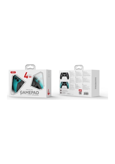 Bluetooth & Kablolu Titreşimli Oyun Kolu Pc Telefon Konsol Uyumu Gamepad Gp6 - Ps4 Android Apple Uyumlu iOS Ps3