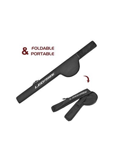 Folinda Leo 85cm Olta Korumalı Çanta, 1000d Oxford Malzeme, Hafif Tasarım Fishing Bag