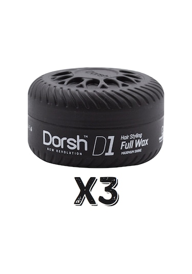 Dorsh Saç Şekillendirici Wax Full Wax D1 150 Ml 3 Adet