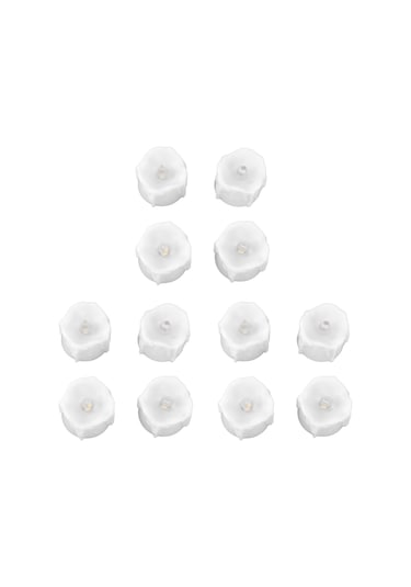 Shineyee 12'li Paket Led Işık Mumları, Uzaktan Kumanda İle Kontrol Edilebilir, Pil İle Çalışır, Gerçekçi Fakat Yangınsız, Ev Dekorasyonu, Düğün, Halloween Ve Noel İçin Islak Beyaz Işık Piller Dahil