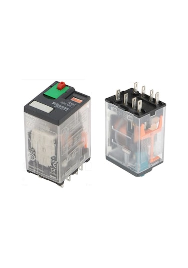 Schneider Rxm2ab1p7 ,220vac 2a2k/12a Kalın-8-pin Röle