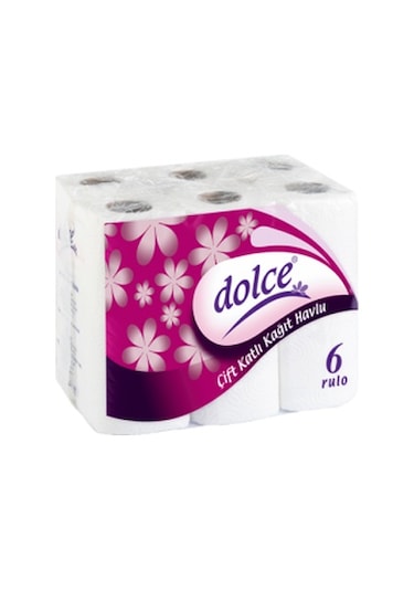 Dolce Çift Katlı Rulo Kağıt Havlu 6'lı