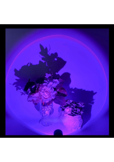 Kosona 360 Döner Boru Güneş Batımı Işığı - Yumuşak Renkli Projeksiyon, Usb Çalışır, Romanatik Ortam Aydınlatması, Fotoğraf Ve Canlı Yayın Arka Planı