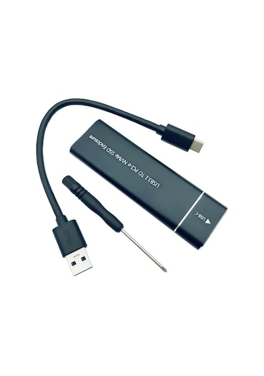 USB 3.1 Type-C To Pci-e Express NVMe SSD M.2 M-Key Hard Disk Kutusu