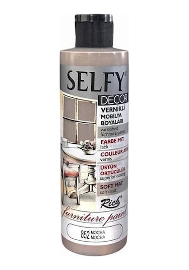 Rich Selfy Decor Vernikli Boya Mocha 240Cc
