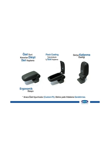 Renault Fluence Kol Dayama Siyah 2010-2016