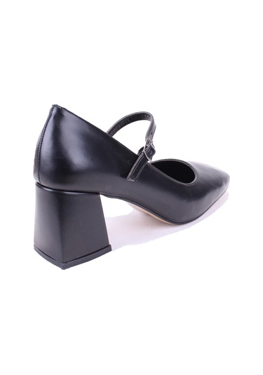 Dagoster Dza07-1006085 Siyah Klasik Topuklu Kadın Ayakkabı siyah