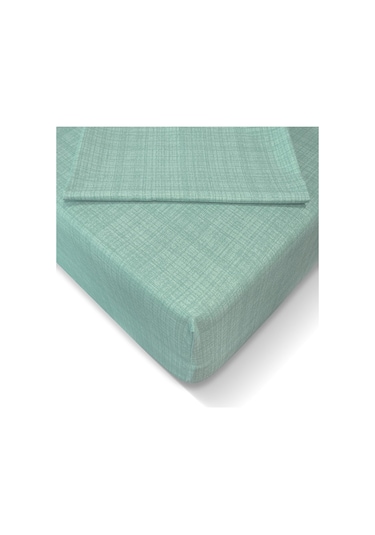 Ranforce 160 200 Cm Lastikli Çarşaf Seti Mint-160x200