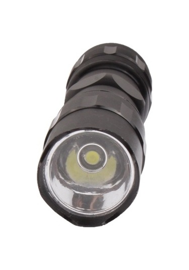 Sones 3w Led Mini El Feneri Işıklı Torch Lambası Kayışlı Siyah