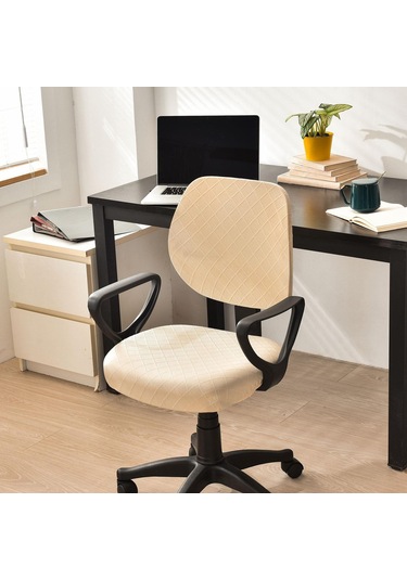 Suntek Bilgisayar Koltuğu Bej Için Çıkarılabilir Ayrılmış