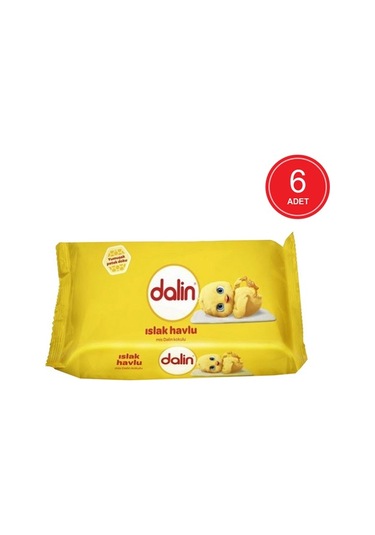 Dalin Islak Havlu 6 X 56'Lı