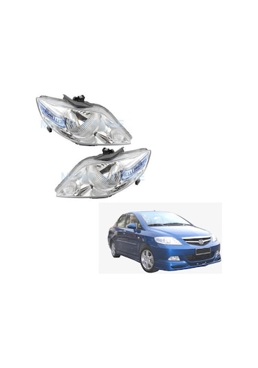 Efq Honda City 2006-2009 Far Lambası Ön Far Sol