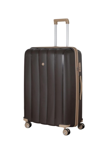 Mçs Polipropilen Valiz V305 75 Cm S18y10003375 11161 Acı Kahve/şampanya
