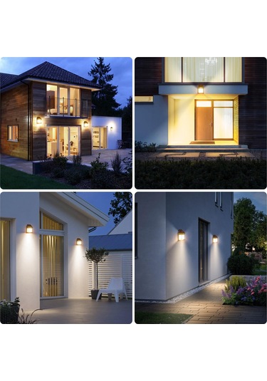 Güneş Enerjili Dış Mekan Işıkları, Alacakaranlıktan Şafağa Güneş Enerjili Duvar Aplik Hareket Sensörü, C Beyaz