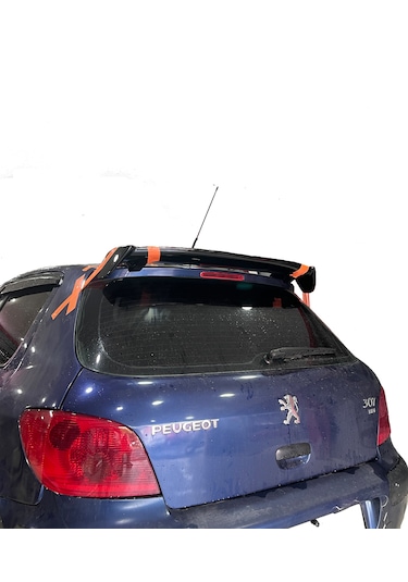 Peugeot 307 2000 - 2009 Üniversal Plastik Spoiler