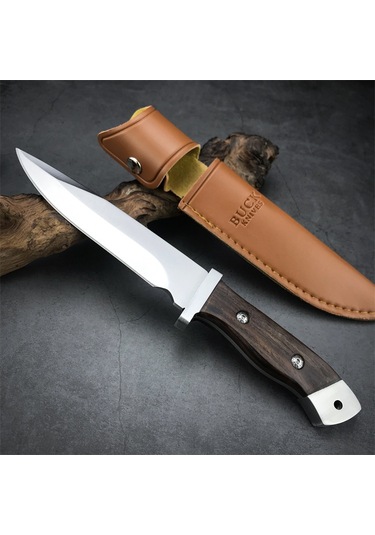 Valkyrie 2008 Outdoor Kamp Bıçağı Kahverengi