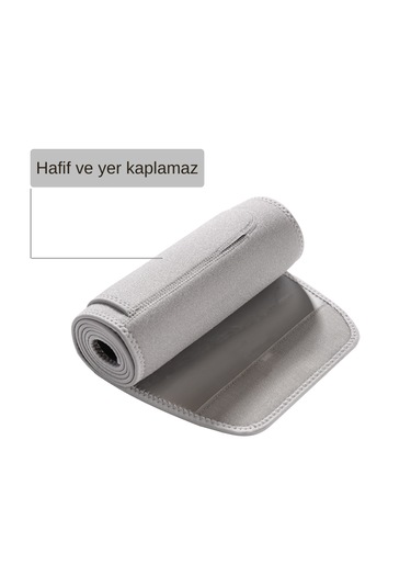 Joinfit Termal Sauna Bel Göbek Eritme Incelme Terleme Korsesi Termal Sauna Kemer Xlarge Gri