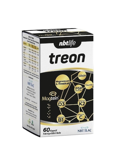 Nbt Life Treon Takviye Edici Gıda 60 Kapsül