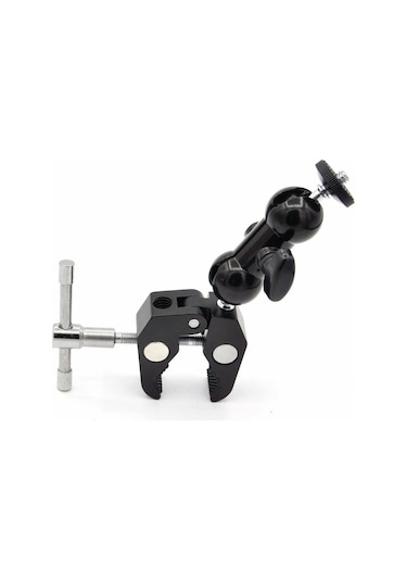 Ayex Dual Ball Heads Magic Arm + Super Crab Clamp Kelepçe