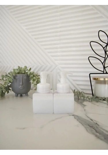Aromaflow Banyo Ve Mutfak İçin Sıvı Sabun Köpük Dağıtıcı, 2'li Set 132422582 Beyaz