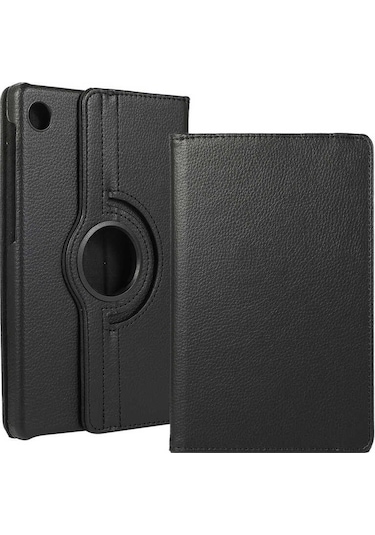Kilifone - Huawei Uyumlu Matepad T10 - Kılıf 360 Dönebilen Stand Olabilen Koruyucu Tablet Kılıfı - Siyah