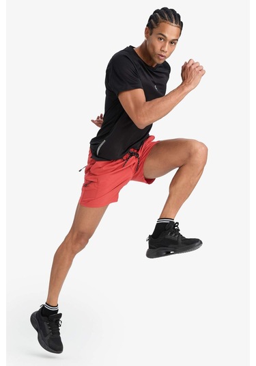 DeFactoFit Baskılı Esnek Dokulu Kısa Boy Sporcu Deniz Şortu C5138AX25HSBR91