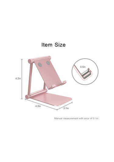 Wisdomselect Açısal Yüksekliği Ayarlanabilir Gümüş Altın Renkli Telefon Ve Tablet Standı Kırmızı Yok Havalandırma I0p5w5
