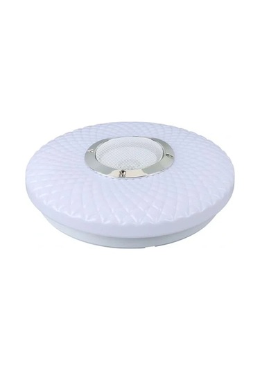 Powermaster Pm-27329 Beyaz 30 6 Cm 24 Watt Bluetooth Hoparlörlü Tavan Aydınlatma Al-bl302 Tornavid