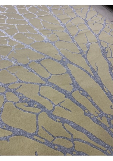 Saray Halı Vizyon 11145 Rs 150X230 Krem Gri Simli Ağaç Model 4 M2