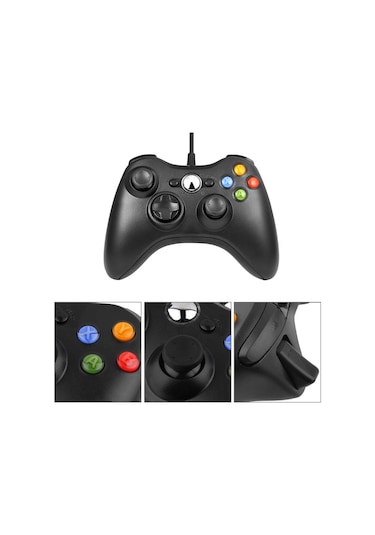 Xbox 360 Pc Uyumlu Wired Kablolu Kol Gamepad Joystick Controller