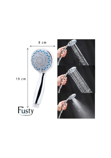 Qianfan 3 Fonksiyonlu Duş Seti - Mafsallı Askılı Spiral Siyah