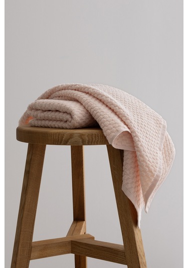 Ivory Somon Kabartma Dokulu Mikro Fiber %100 Pamuk 2li El Yüz Hav Somon