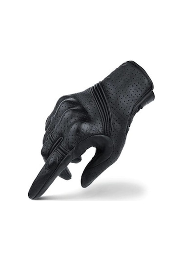 Prosev Hakiki Deri Yazlık Korumalı Motosiklet Eldiveni