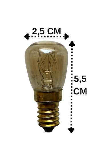 Osram Ledvance Sectron 25w Fırın Ampulü 2'li Paket E14 Duy 300 Derece 2700k Halogen