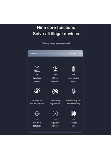 Ebitda Kablosuz Sinyal Dedektörü: Kamera, Gps, Dinleme Cihazları İçin Tam Frekans Tarama, Uzun Pil, Taşınabilir