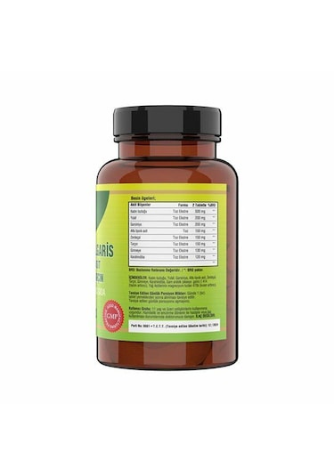 Ncs Berberis Vulgaris Alfa Lipoik Asit Zerdeçal 120 Tablet 2 Adet