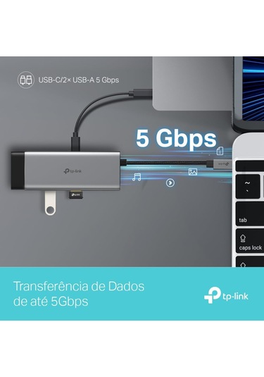 Tp-link Uh5020c Usb-c 5-ın-1 Hub 4k 60hz Hdmi 100w Hızlı Şa