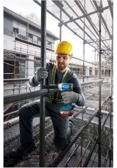 Bosch Professional GDS 18V-350 2x4.0 Ah Darbeli Somun Sıkma - 06019M5021