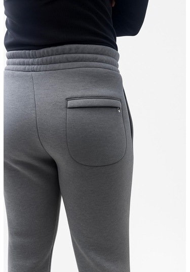 Axxel Erkek Gri Melanj 3 İplik Şardonlu Eşofman Altı-p2019 Gri Melanj