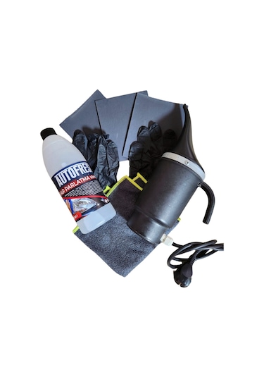 Autofresh Oto Far Parlatma Temizleme Araç Temizleme Solisyonu Buhar Makinesi Seti